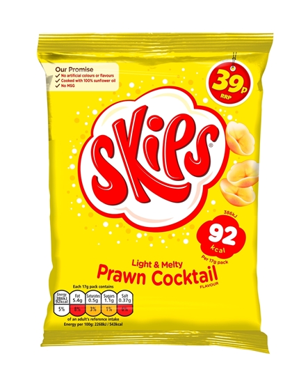 Picture of PM 55P SKIPS PRAWN COCKTAIL 17g X 30