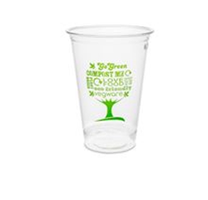 Picture of VEGWARE SMOOTHIE CUP GREEN TREE 9OZ X 1000