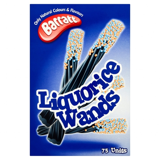 Picture of BARRATT  LIQUORICE WANDS  x 75