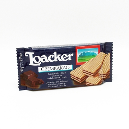 LOACKER CHOCOLATE WAFER 45gX25