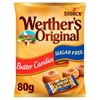 Picture of WERTHERS *SUGAR FREE* BUTTER CANDY RED BAGS 80Gx18