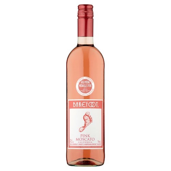 Picture of BAREFOOT PINK MOSCATO 75CL X 6