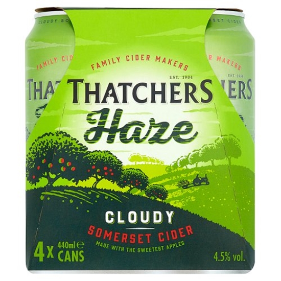 Picture of THATCHERS HAZE *CANS* 440ML 4PK X 6