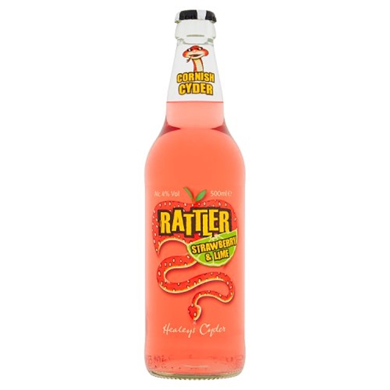 Picture of CORNISH RATTLER STRAWBERRY & LIME 500ML x 12