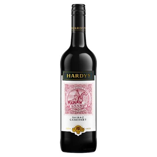 Picture of HARDYS STAMP SHIRAZ CABERNET 75CLx6 NEW LOW PRICE