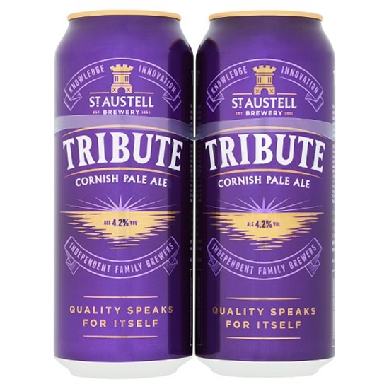 Picture of TRIBUTE **CANS** 500ML 4 PACK X 6 