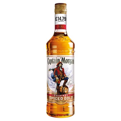 Picture of PM £16.99 CAPTAIN MORGANS SPICED RUM 70CL X 6