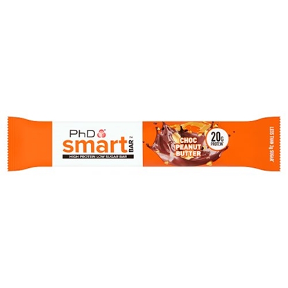 Picture of PhD SMART BAR CHOC PEANUT BUTTER 64G X 12