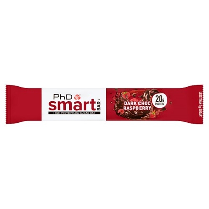 Picture of PhD SMART BAR DARK CHOC * RASPBERRY 64G X 12