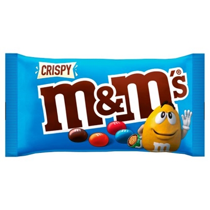 M&M's Crunchy Peanut & Milk Chocolate Bar 34g, Case of 24