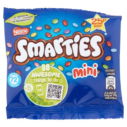 Picture of PM 25P SMARTIES MINI BAG 15G X 60