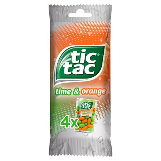 Picture of TIC TAC LIME & ORANGE *4 PACK* x 20