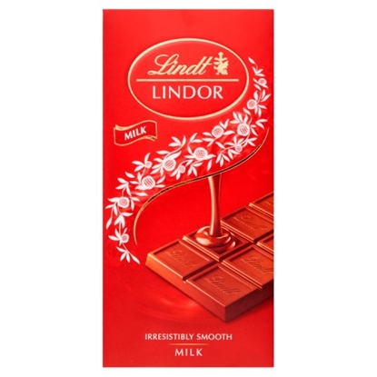 Picture of LINDOR MILK BAR 100G X 18