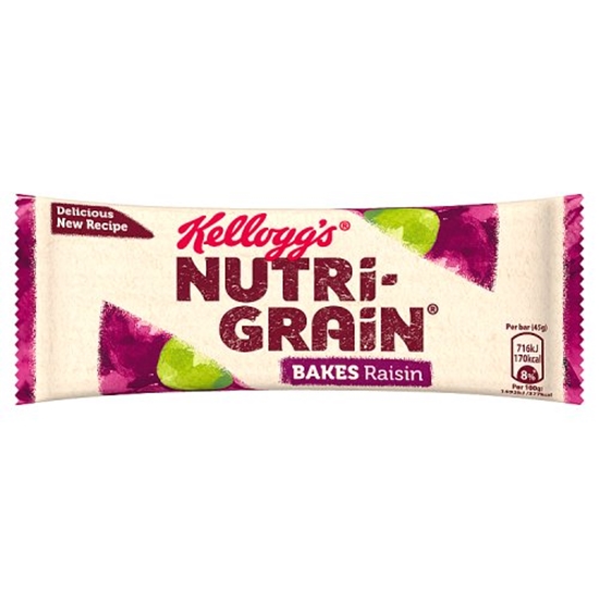 Picture of KELLOGGS NUTRIGRAIN ELEVENSES BAKES RAISIN x 24