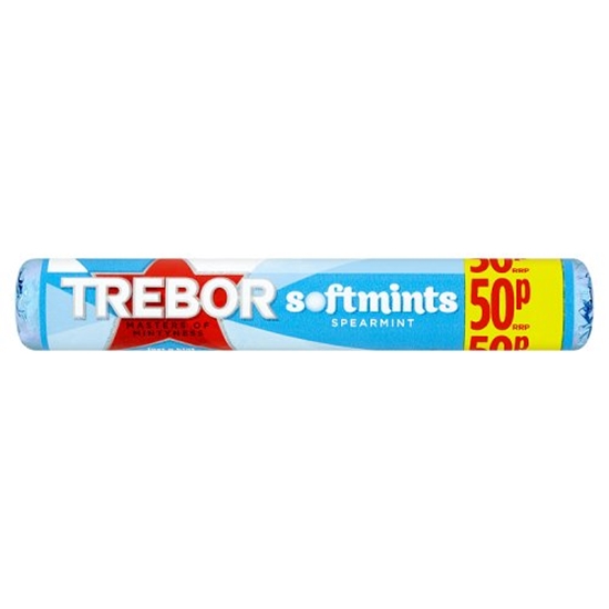 Picture of PM 69P TREBOR SOFTMINTS SPEARMINTS BLUE x 40 