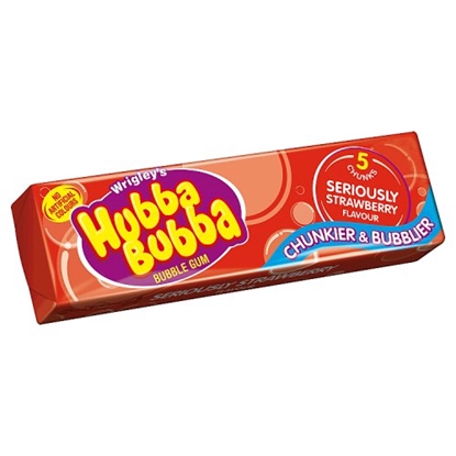 Picture of WRIGLEYS HUBBA BUBBA STRAWBERRY X 20