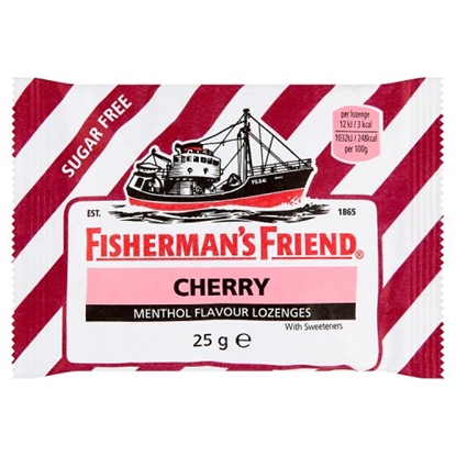 Picture of FISHERMANS FRIEND CHERRY SUGAR FREE X 24