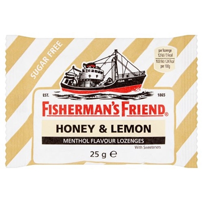 Picture of FISHERMANS FRIEND LEMON SUGAR FREE x 24