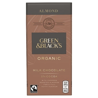 Picture of GREEN & BLACKS ALMOND MILK BAR 90G X 15