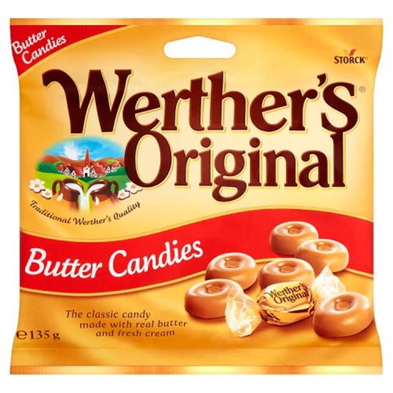 Picture of WERTHERS BUTTER CANDY BAGS 135G X 15