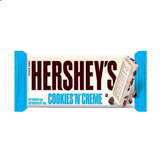 Picture of HERSHEYS COOKIES & CREME BAR 40G x 24