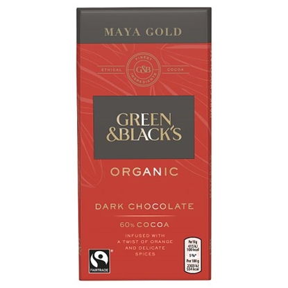 Picture of GREEN & BLACKS MAYA GOLD 90G x15