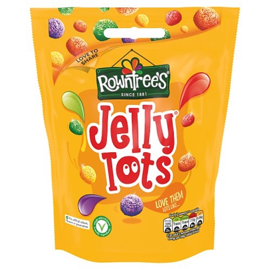 Picture of ROWNTREES JELLY TOTS POUCH 150G X 10