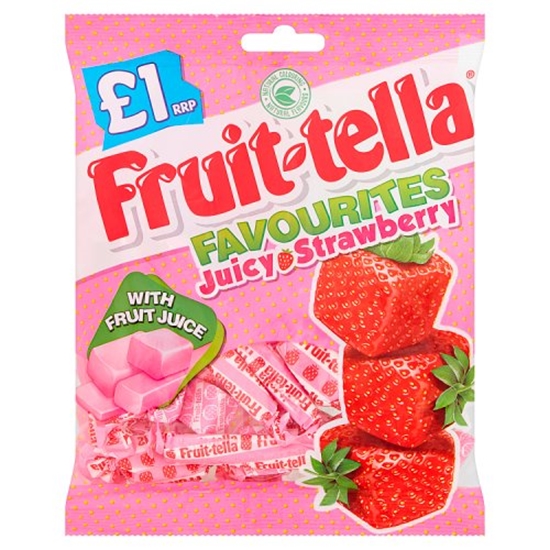 Picture of PM £1.25 FRUITELLA STRAWBERRY 135G x 12 