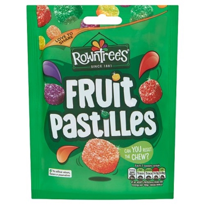 Picture of ROWNTREES FRUIT PASTILLES POUCH 143g x 10