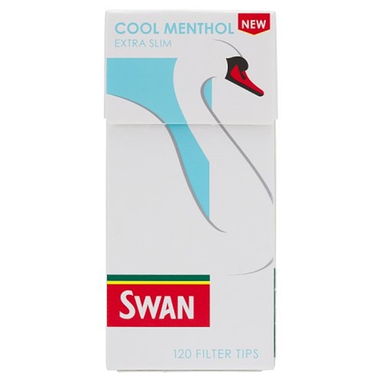 Picture of SWAN EXTRA SLIM COOL MENTHOL TIPS 120 X 20