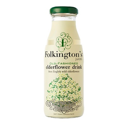 Picture of *FOLKINGTONS* ELDERFLOWER 250ML **BOTTLE**  X 12