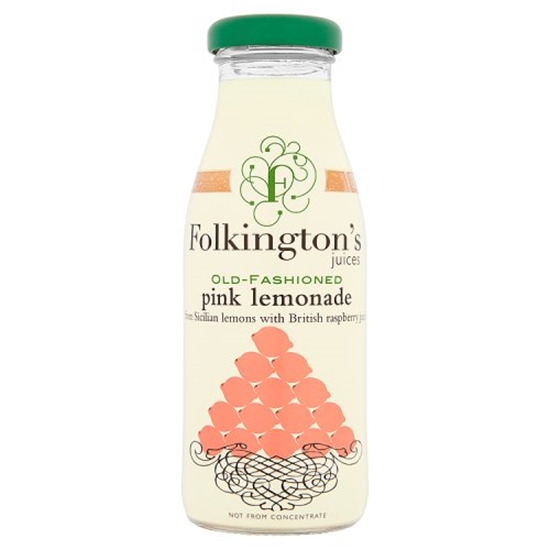 Picture of *FOLKINGTONS *PINK LEMONADE 250ML **BOTTLE** x 12 