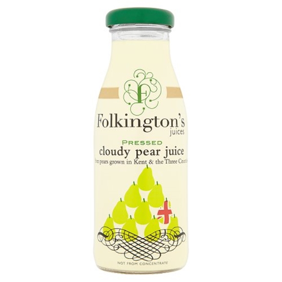 Picture of *FOLKINGTONS* CLOUDY PEAR 250ML **BOTTLES** X 12