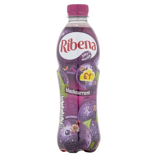 Picture of PM £1 RIBENA BLACKCURRANT 500MLS X 12 