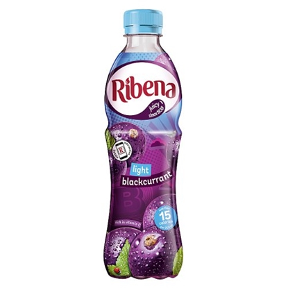 Picture of RIBENA BLACKCURRANT **LIGHT** 500ML X 12