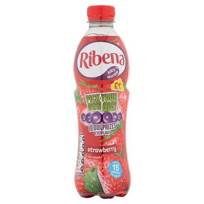 Picture of PM £1 RIBENA STRAWBERRY NAS 500ML x 12 