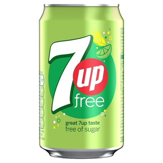 Picture of 7UP *ZERO* CANS 330ML x24