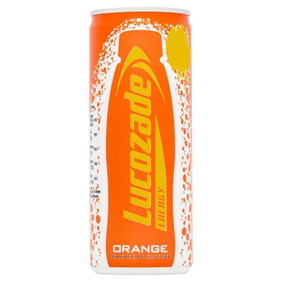 Picture of PM 89P LUCOZADE ORANGE CANS *250ML* x 24 