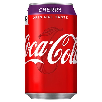 Picture of PM £1.05 CHERRY COKE CANS 330ML X 24 