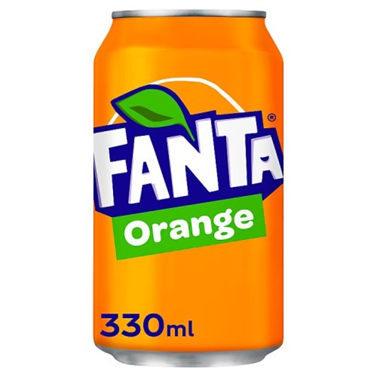 Picture of FANTA ORANGE CANS 330ML X 24