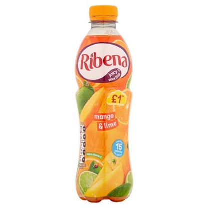 Picture of PM £1 RIBENA MANGO & LIME NAS 500ML x12 