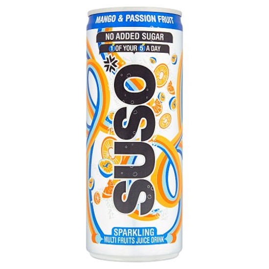 Picture of SUSO MANGO & PASSIONFRUIT 250ML x24