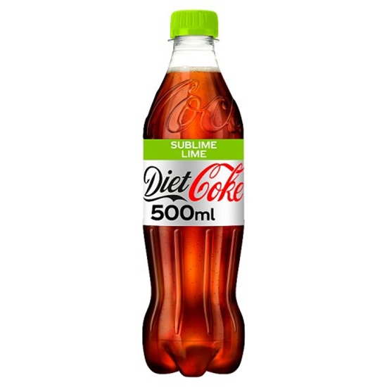 Picture of COKE *DIET* LIME 500ML BOTTLE  X 12