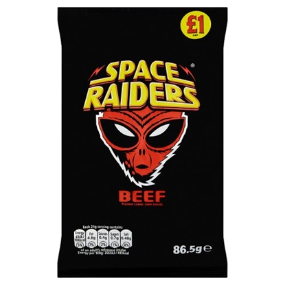 Picture of PM £1.35 SPACE RAIDERS BEEF 70g x 20