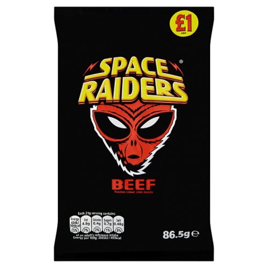 Picture of PM £1.35 SPACE RAIDERS BEEF 70g x 20