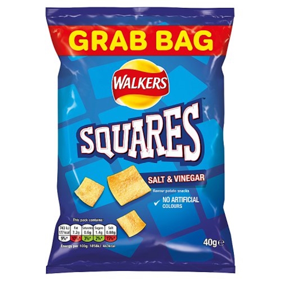 Picture of SQUARE SALT & VINEGAR * GRAB BAG* 40G X32