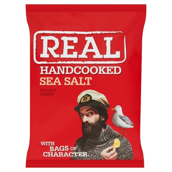 Picture of REAL CRISPS SEA SALT 35G X 24