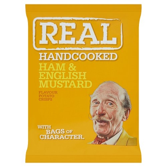 Picture of REAL CRISPS HAM & MUSTARD 35G X 24