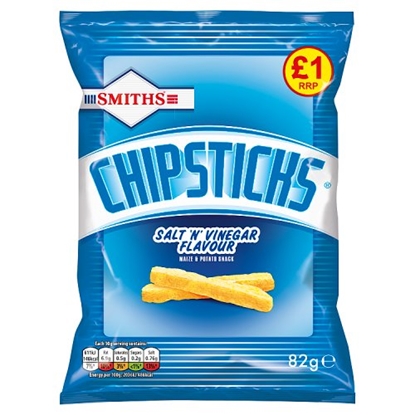 Picture of PM £1.25 CHIPSTICKS SALT & VINEGAR 82G X 18 