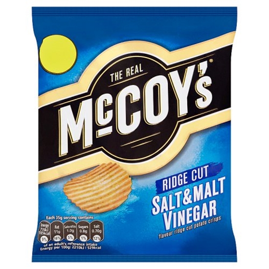 Picture of PM £1.35 MCCOYS SALT & VINEGAR  65G x 20